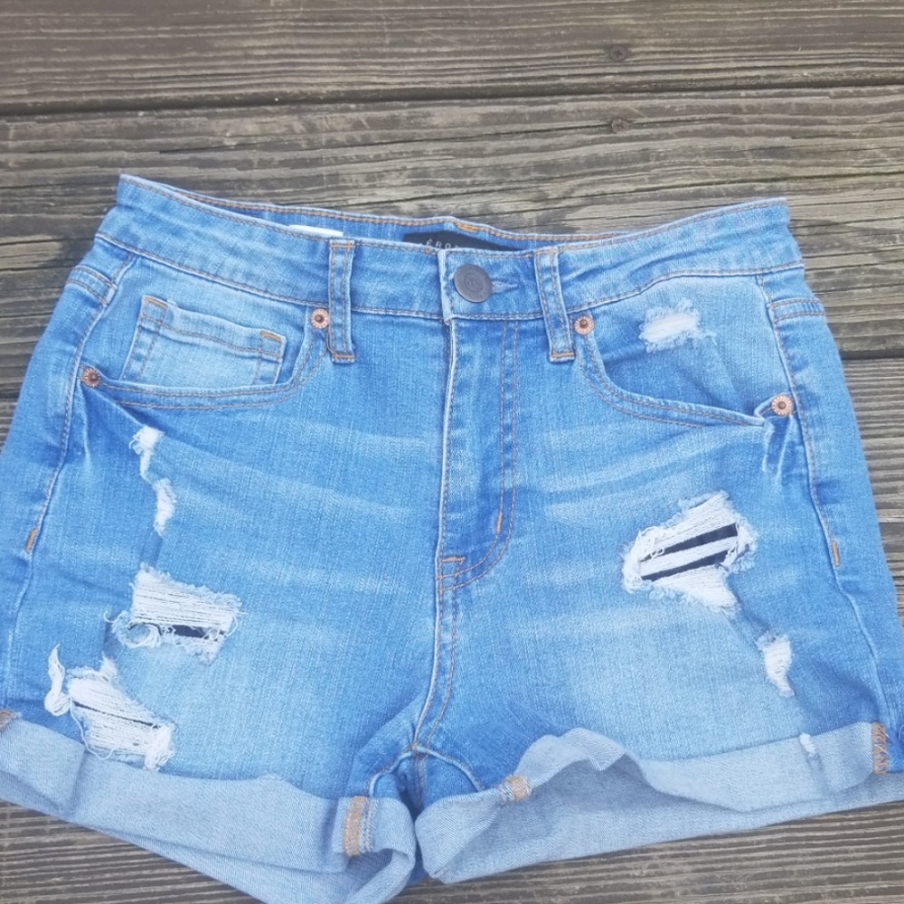 Aeropostale High-Waisted Denim Shorts